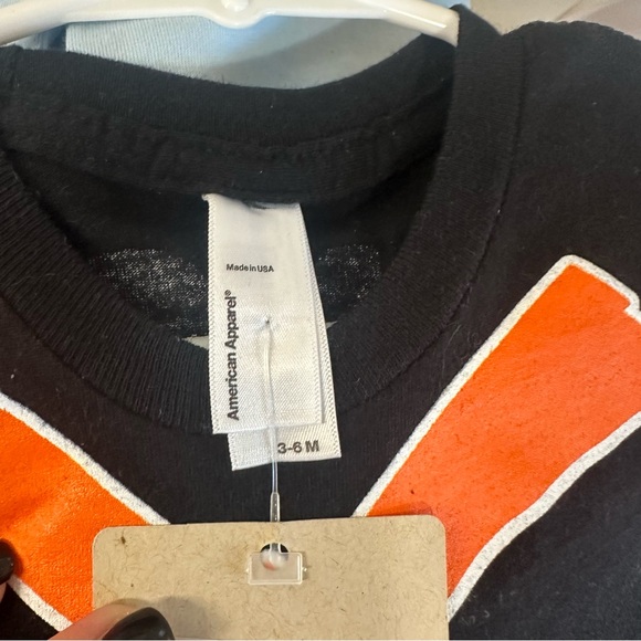 Dutch Bros INFANT 3-6 Months Orange + Black RARE Jersey Tee DB 1992 Oregon State - Picture 5 of 5